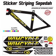WIM-CYCLE STICKER STRIPING VARIATIONS