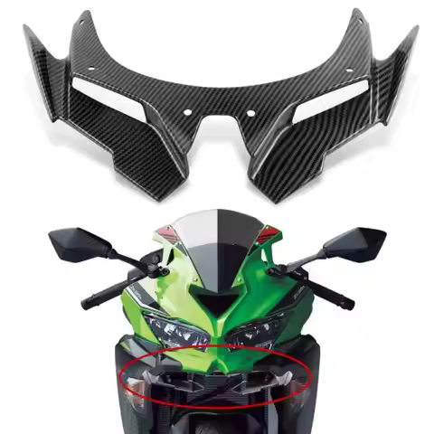 For Kawasaki Ninja ZX4R ZX-25R X25R ZX-25R ZX4R 2021-2024 Motorcycle Front Fairing Winglets Front Fa