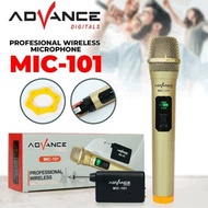 ADVANCE PROFESSIONAL WIRELESS MICROPHONE MIC 101 TRANSMITER USB MODULE FM KARAOKE WIRELESS DURABLE