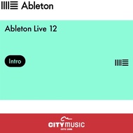 Ableton Live 12 Intro Nonlinear DAW Software with 8 Software Instruments