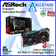 ASROCK Radeon 9060 XT Challenger OC 16GB PCI-Express Gaming Graphics Card (ASR-90-GA5QZZ-00UANF) (Wa