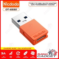 MCDODO - OT-6550 - Type-C to USB-A 3.0 Convert - Charging, Music & Call - Ultra-fast Data Sync