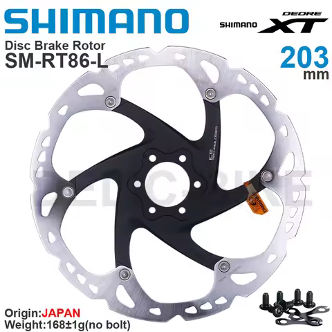 SHIMANO DEORE XT M8000 Disc Brake Rotor SM-RT86 203/180/160 mm SLX - 6-Bolt Original parts