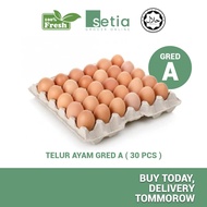 Telur Ayam Gred A/B/C  ( 30 pcs )