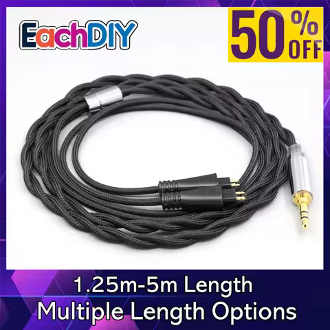 Nylon 99% Pure Silver Palladium Graphene Gold Shield Cable For FOSTEX TH900 TH1000RP TH1100RP TH-909