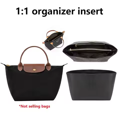 Bag Organizer Insert For Longchamp Hand bag Pouch Bag Makeup Bag Support Travel Portable Bag Accesso