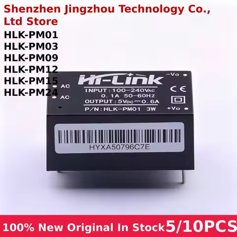 In Stock Wholesale 5/10pcs 100% New HLK-PM01 HLK-PM03 HLK-PM09 HLK-PM12 HLK-PM15 HLK-PM24 HLK PM01 P