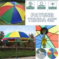 TENDA Beach Umbrella Sales Tent - Trade Tent Booth Bazaar Cafe Exhibition - Large Jumbo Parasol Tent