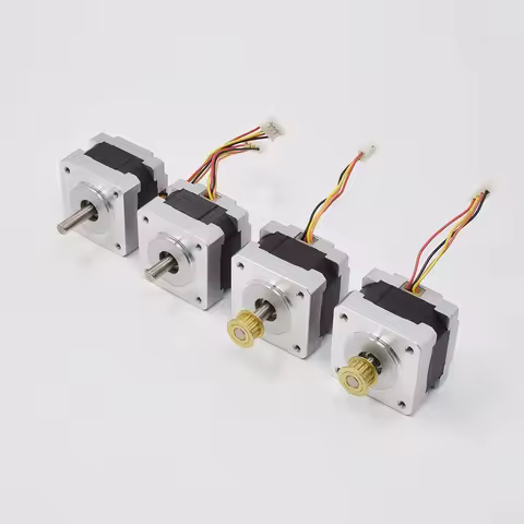 14H33HM NEMA 14 Mini 35MM Hybrid Stepper Motor 2-Phase 4-Wire Stepping Motor 5mm Shaft Pulley Gear f
