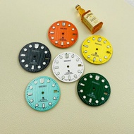 28.5mm Watch Dial Green Luminous for Seiko NH35 NH36 4R35 4R36 Movement Modification Ocean Glaciers 