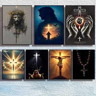 Christian Themed Art Canvas Painting Art Home Wall Decor Canvas Poster