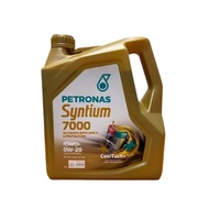 PETRONAS Syntium 7000 0W-20 Full Syn Minyak Engin hitam kereta 0W 20 Syntium Fully Synthetic 7000 SP