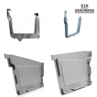 HIN F300 PVC Gutter Mitre Fitting Grey (PVC Rainwater Gutter System ) / Salur Air Kelabu PVC
