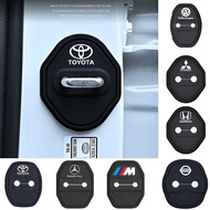 4pcs Car Door Shock Absorber Door Lock Protector Silicone Auto Door Lock Sticker For Toyota Honda Mi