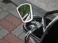 旭東店...VESPA 偉士牌 義大利進口cuppini.90.125.S.SV.PX.PE 方型夾鏡