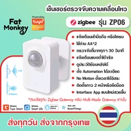 Tuya Zigbee PIR Motion Sensor รุ่น ZP01 ZP06 หรือ JMPIR01 เซ็นเซอร์จับความเคลื่อนไหว เชื่อมต่อกับแอพ