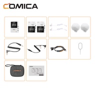 Comica BoomX-D PRO ไมโครโฟนไร้สายลาวาเลียร์ไม่มีเสียงรบกวนความจุในการบันทึกบนบอร์ด8GBช่วง100เมตรโหมด