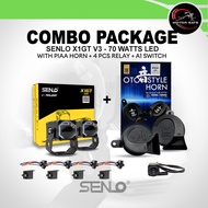 SENLO X1GT + PIAA w/ A1 Switch (FREE 4PCS RELAY) 6 MONTHS WARRANTY