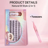 [READY STOCK] MLEN DIARY Wispy&Doll M Mixed Pack Eye Lash - Fake Lashes Extension Natural 11-15mm Bu