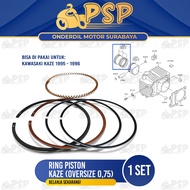 Ring Piston Kaze (Oversize 0.75) - Ring Cincin Seher Seker Diameter 075 Kawasaki Kaze R