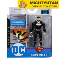 [Original] DC Comics 4-Inch Action Figure - Superman S1 V2 Rare Toys for Kids Boys Girls