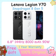 Lenovo Legion Y70 Snapdragon 8 Gen 5 6.8" 144Hz 8000 mAh 90W Game Phone