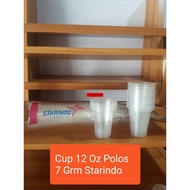12 Oz Plastic Cup 14 Oz/ 16 Oz/ Starindo FlatPOLOS 7 gram Gramature, Pop Ice Plastic Cup