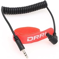 DRRI 3.5mm Remote Shutter Release Cable for Canon 7D 6D 5D mkIII 5D, 50D, 40D, 30D, 20D, 10D, R3, R5
