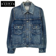 Visvim 16AW 0116205006001 靛藍色赤耳SS 101 JKT 破損牛仔外套 1碼 [二手]