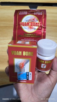 [XỊN] YUAN BONE có kèm cao dán.Bổ xương khớp Malaysia Hộp 30 viên.