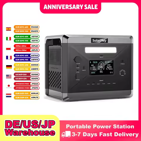 Charging Station 2400W Portable Power Station 220V 110V AC Outlets Portable Power Station United Sta