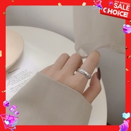 Korea selatan Dongdaemun cincin batu retro S925 sterling silver cracked wheel grain trend ring untuk lelaki dan wanita