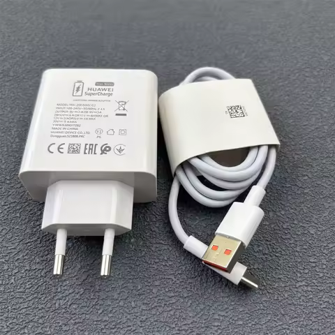 Huawei 100W Max Supercharge Adapter 100cm 6A USB Type C Fast Charging Cable for P30 P40 P50 Lite Pur