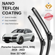 Porsche Cayenne (9YA, 9YB) 2018-2022 Premium Japan Tech Car Wiper Accessories 21”+26” Type 01/04 Cli
