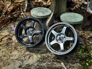 New Car Sport Rim ADVAN RACING GT Wheels 15x7 4x100 ET40 - READY STOCK