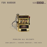 Mini Slot Machine Keychain / Creative Prize Machine / Creative Toy Gift / Slot Machine Toy Keychain