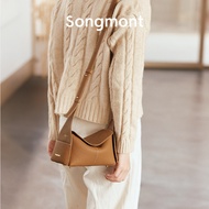 Songmont First Layer Cowhide Female Bag Eaves Bag Fashionable All-Match Commuter Shoulder Mess