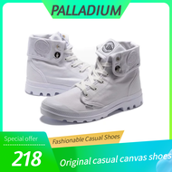 100%Original PALLADIUM White Turn To Help Martin Boots women's canvas shoes 35-45