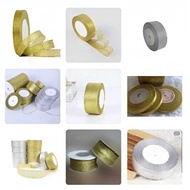 Glitter Ribbon, Gold Ribbon, Silver Ribbon, Decorative Ribbon, Decorative Ribbon, Gift Ribbon, Decor