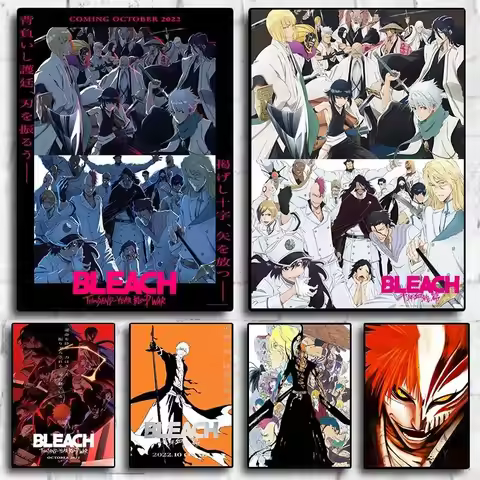Japan's Latest Anime Poster Bleach: Thousand-Year Blood War Home Decoration Painting Wall Art Aesthe
