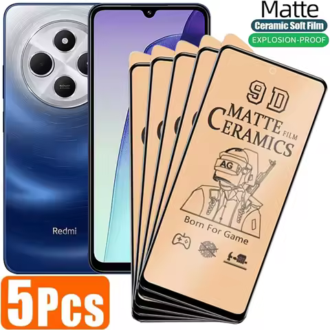 5PCS Matte Ceramic Film For Xiaomi Redmi 14C 12 12C 10A 10 Screen Protector For Redmi 13C 13 9A 9i 9