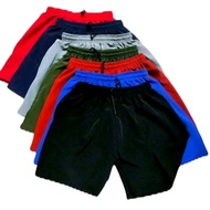 6pcs Taslan plain short Available size (medium-7-10yrs old)(large-15-30yrs old)