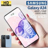 โทรศัพท์ Sangsumg galaxy A34 ถูกๆโทรศัพท์ เครื่องใหม่ (Ram16G + Rom512G) รองรับ 2 ซิมสมาร์ทโฟน 4G/5G