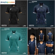 Personalized Team Jersey LAKOH SPORT(MICROFIBER)RETRO NECK COLLAR / JERSEY BERKOLAR / JERSI FUTSAL
