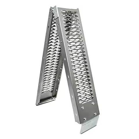 Truck Transport Loading and Unloading Trailer Rack Step Ramp Boarding Extended Ramp Climbing Ladder 