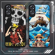 GK-66 One Piece Pirate Ship Glass Casing for OPPO Reno A60 A79 A38 11 8T 11F A78 A98 A58 A18 5G