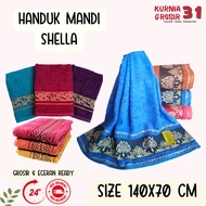 Handuk SHELLA 140 x 70 cm / Handuk Mandi Murah Grosir Shella Travel