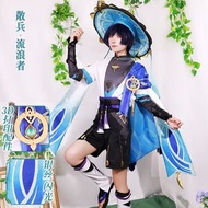原神cosplay服裝動漫遊戲服裝風散兵正太高配散兵流浪者