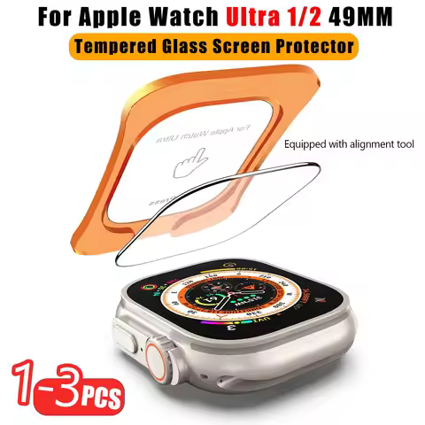 Screen Protector For Apple Watch Ultra2 With Assisted Anti-Scratch Protective Film Tempered Glass fo
