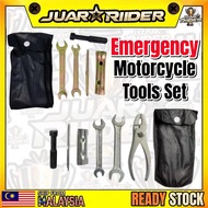 Motorcycle Emergency Tools Kit Heavy Duty Set Honda Yamaha Bag Alat Motorsikal Moto Screw Driver Spa